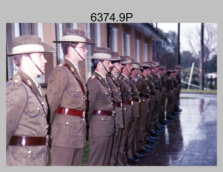 Corps Day Parade, Army Survey Regiment, Fortuna Villa, Bendigo. 28th June 1990.