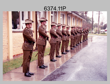 Corps Day Parade, Army Survey Regiment, Fortuna Villa, Bendigo. 28th June 1990.