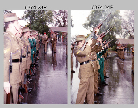 Corps Day Parade, Army Survey Regiment, Fortuna Villa, Bendigo. 28th June 1990.