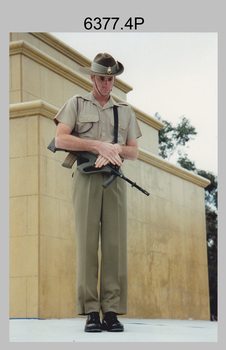 Army Survey Regiment Mount Macedon Memorial Cross Ceremony. 1995.