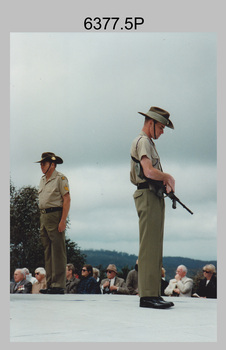 Army Survey Regiment Mount Macedon Memorial Cross Ceremony. 1995.