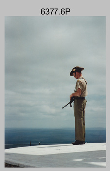 Army Survey Regiment Mount Macedon Memorial Cross Ceremony. 1995.