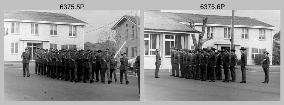 Corps Day Parade and Defence Force Service Medal Presentations at the Army Survey Regiment, Fortuna Villa, Bendigo. July 1987.
