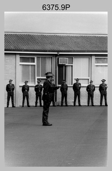 Corps Day Parade and Defence Force Service Medal Presentations at the Army Survey Regiment, Fortuna Villa, Bendigo. July 1987.