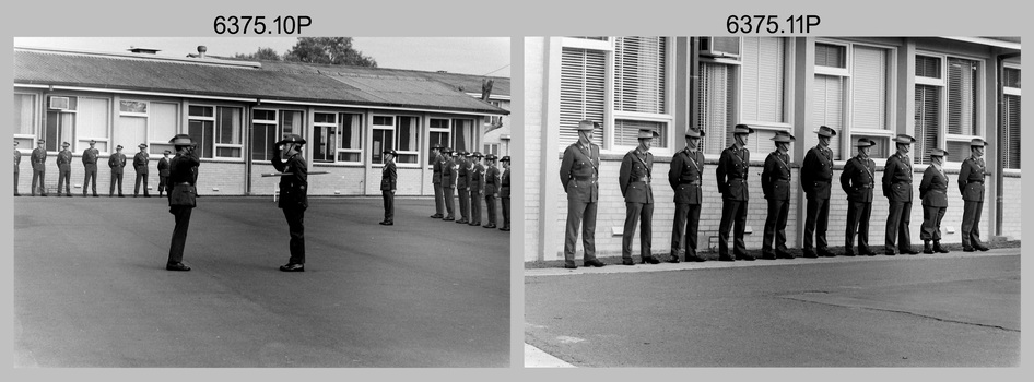 Corps Day Parade and Defence Force Service Medal Presentations at the Army Survey Regiment, Fortuna Villa, Bendigo. July 1987.