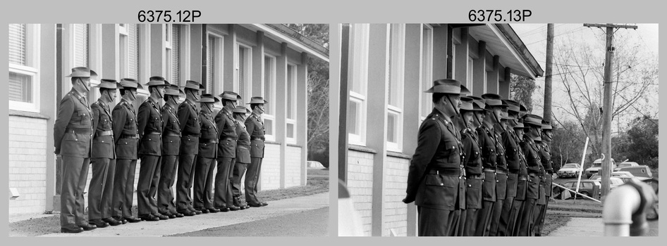 Corps Day Parade and Defence Force Service Medal Presentations at the Army Survey Regiment, Fortuna Villa, Bendigo. July 1987.