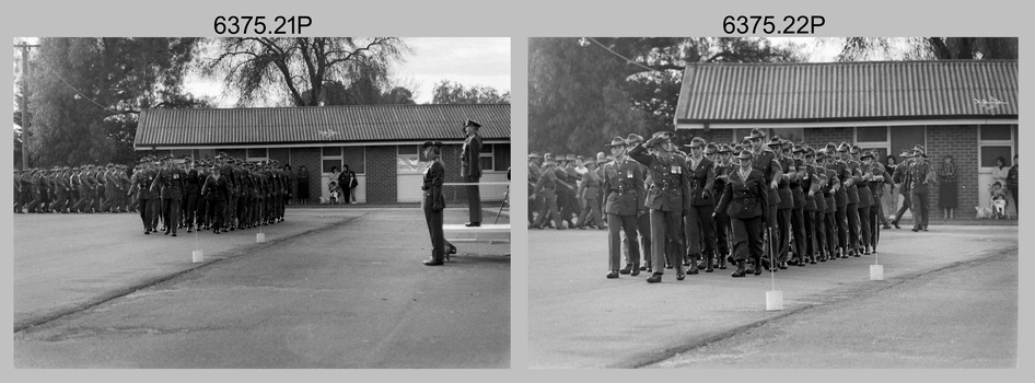 Corps Day Parade and Defence Force Service Medal Presentations at the Army Survey Regiment, Fortuna Villa, Bendigo. July 1987.