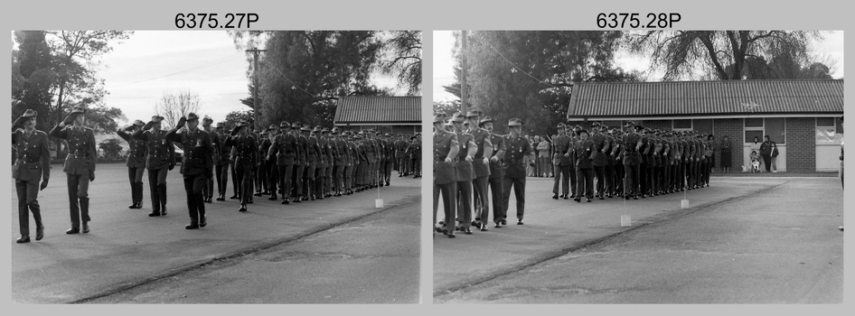 Corps Day Parade and Defence Force Service Medal Presentations at the Army Survey Regiment, Fortuna Villa, Bendigo. July 1987.
