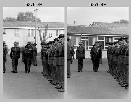 Corps Day Parade and Defence Force Service Medal Presentations at the Army Survey Regiment, Fortuna Villa, Bendigo. July 1987.