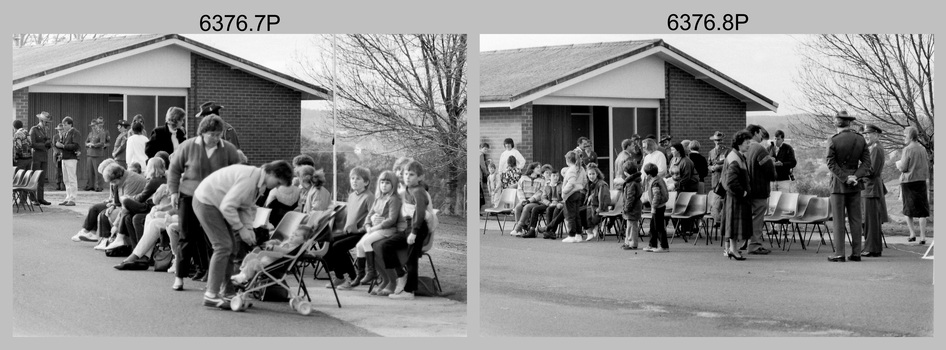 Corps Day Parade and Defence Force Service Medal Presentations at the Army Survey Regiment, Fortuna Villa, Bendigo. July 1987.