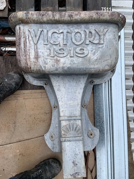 Cast metal Rain head 1919.