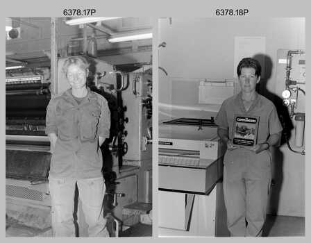 Army Survey Regiment personnel with Subject 1 Corporal course Awards, Fortuna Villa Bendigo. 1987.