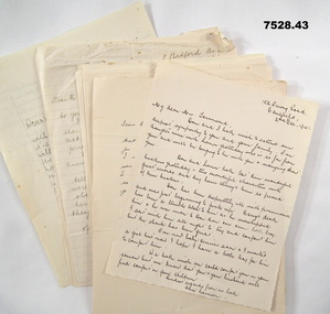 Letters of Sympathy for Mervyn Townsend.