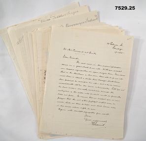 Letters of Sympathy for Mervyn Townsend.