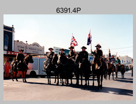 Army Survey Regiment Contingent - Victory in the Pacific Parade Castlemaine, 13th of August 1995.