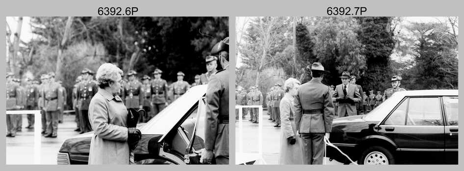Corps Day Parade and Defence Force Service Medal Presentation at the Army Survey Regiment, Fortuna Villa, Bendigo. July 1986.