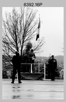 Corps Day Parade and Defence Force Service Medal Presentation at the Army Survey Regiment, Fortuna Villa, Bendigo. July 1986.