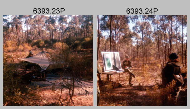 Regimental Training Military Skills Revision at Wellsford Forest and Army Survey Regiment, Fortuna Villa, Bendigo, 1986.