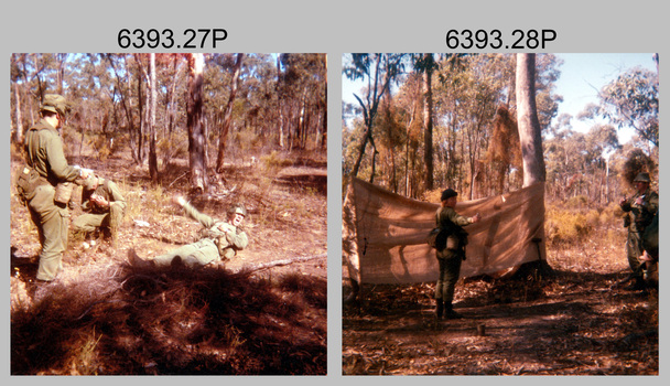 Regimental Training Military Skills Revision at Wellsford Forest and Army Survey Regiment, Fortuna Villa, Bendigo, 1986.