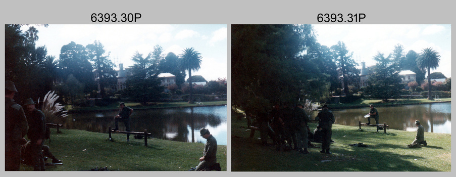 Regimental Training Military Skills Revision at Wellsford Forest and Army Survey Regiment, Fortuna Villa, Bendigo, 1986.