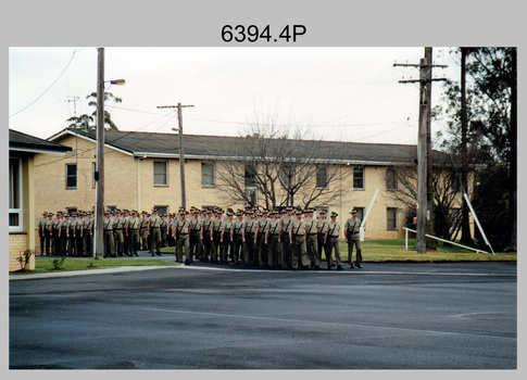 Corps Day Parade, Army Survey Regiment, Fortuna Villa, Bendigo. 1st July 1995.