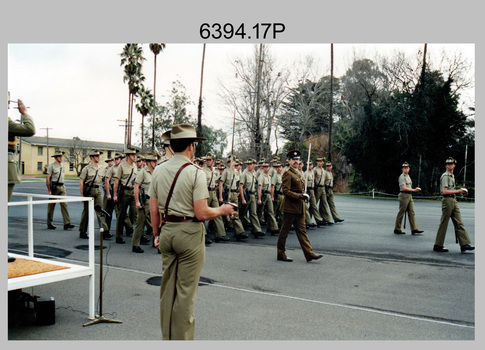 Corps Day Parade, Army Survey Regiment, Fortuna Villa, Bendigo. 1st July 1995.