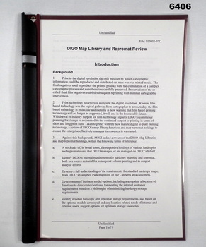 A4 Plastic covered Report about the future of repromat and printing
