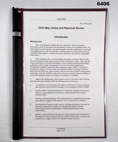 A4 Plastic covered Report about the future of repromat and printing