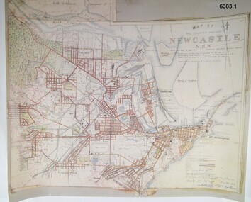 Reprint of an early hand drawn Military Map