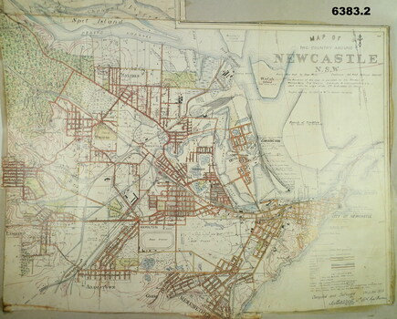 Second copy of a reprint of an early hand drawn Military Map