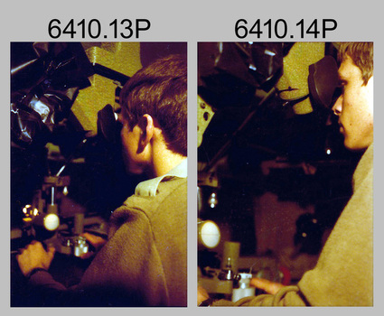 Wild B8 stereo feature extraction and AUTOMAP 1 computer systems operations. Army Survey Regiment, Fortuna, Bendigo. 1980. 