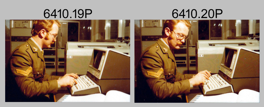 Wild B8 stereo feature extraction and AUTOMAP 1 computer systems operations. Army Survey Regiment, Fortuna, Bendigo. 1980. 