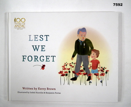 Children's book in recognition of ANZAC Day.