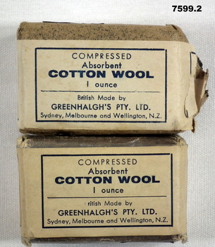 First aid Absorbent Cotton Wool.