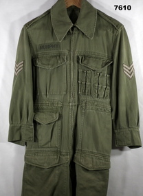 Army tank suit - all in one garment.