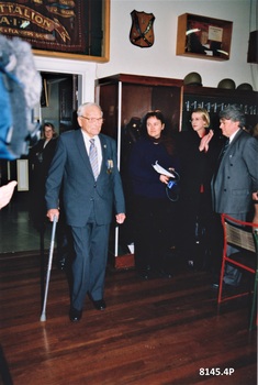 Jack Lockett enters the SMI Main Hall.