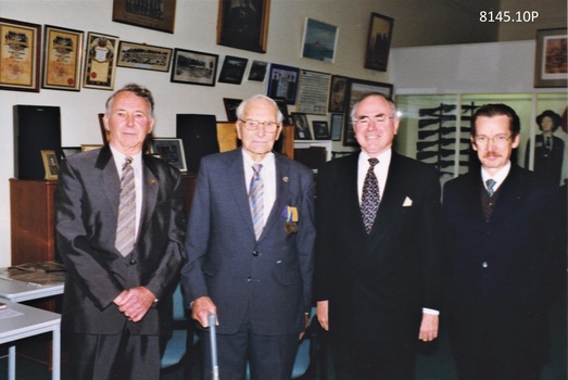 Photograph of the main attendees at the ceremony.