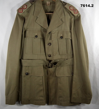 Army Service dress Summer Jacket and Belt.
