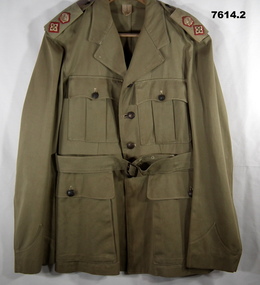 Army Service dress Summer Jacket and Belt.