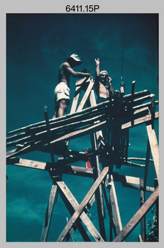 RASvy personnel undertaking topographic surveys in New Guinea, 1957. 