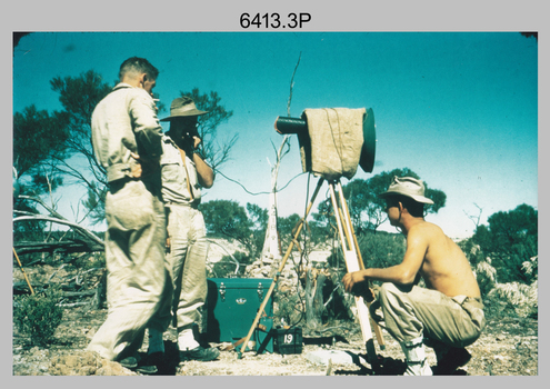 RASvy personnel undertaking topographic surveys in North Queensland in 1958. 
