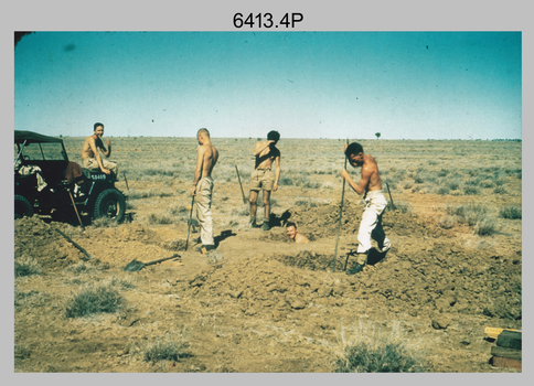 RASvy personnel undertaking topographic surveys in North Queensland in 1958. 