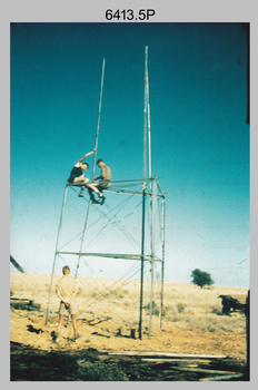 RASvy personnel undertaking topographic surveys in North Queensland in 1958. 