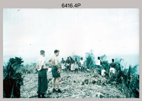 RASvy personnel undertaking topographic surveys in PNG in 1962. 