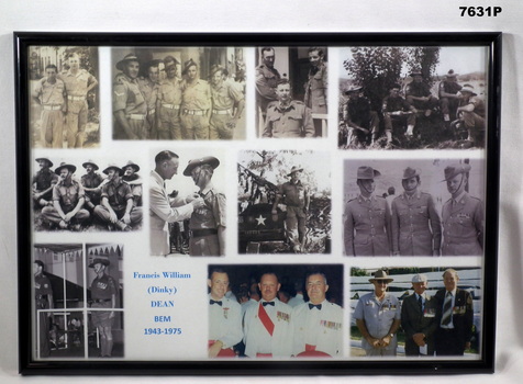 Collection of photographs depicting Francis William (Dinky) Dean.