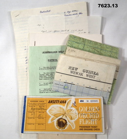 Collection of documents related to Herdman's visit to PNG in December 1968.