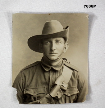 Photograph of an Australian Soldier.