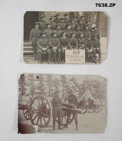 WW1 Group Photographs of Australian soldiers.