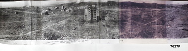 Photograph - PANORAMIC PHOTO OF BOMBED HIROSHIMA, DESTROYED HIROSHIMA, c1946