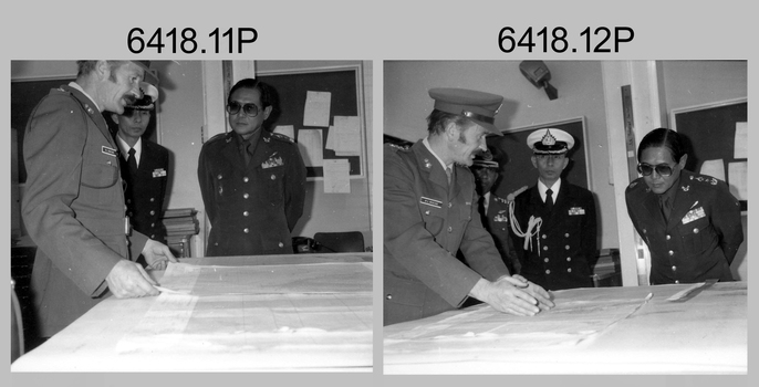 Thailand’s Director of Education Visit to the Army Survey Regiment, Fortuna Villa, Bendigo. c1977-1979.
